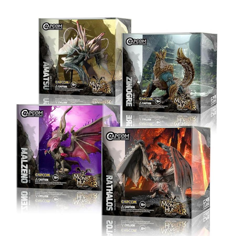 カプコン モンスターハンター FIGURE BUILDER CUBE MONSTER HUNTER 4体