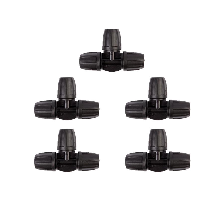 9mmジョイント（3分岐） 5個セット 自動水やり器用 内径9mmホース分岐
