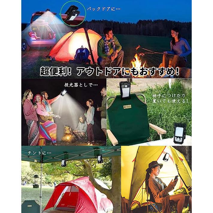センサーライト クリップ式 LED 人感センサー ソーラーライト USB充電式 屋外 防水 防災 防犯 ガーデンライト 自動点灯 省エネ エコ 軽量 クリップライト  A091 |  | 07