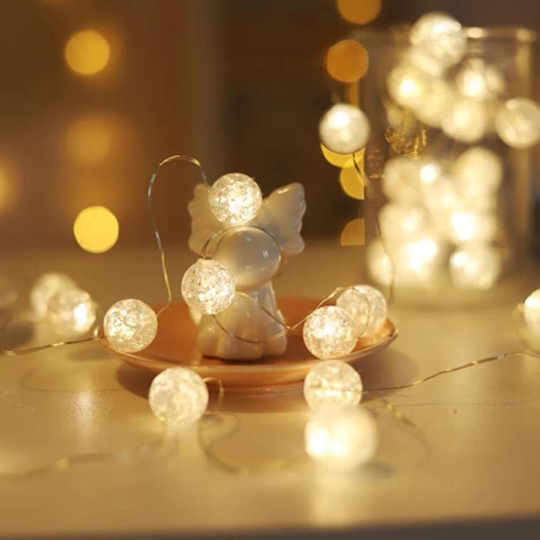 ひび割れ模様 イルミネーションライト 100LED 電池式 10M ２パターン カットOK 防水 インテリア 装飾 クリスマスツリー ハロウィン A161 A162 |  | 09