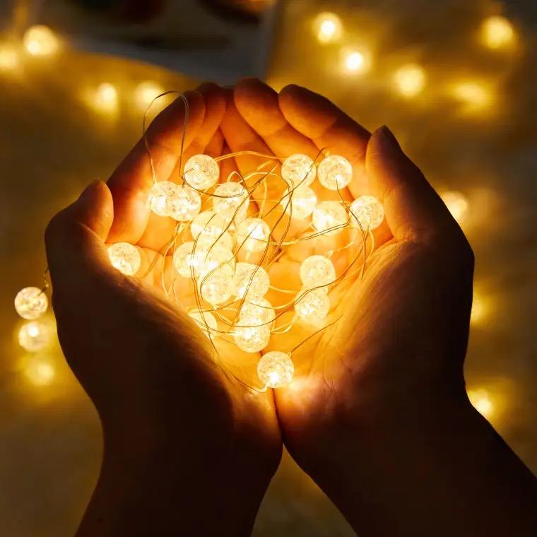 ひび割れ模様 イルミネーションライト 100LED 電池式 10M ２パターン カットOK 防水 インテリア 装飾 クリスマスツリー ハロウィン A161 A162 |  | 11