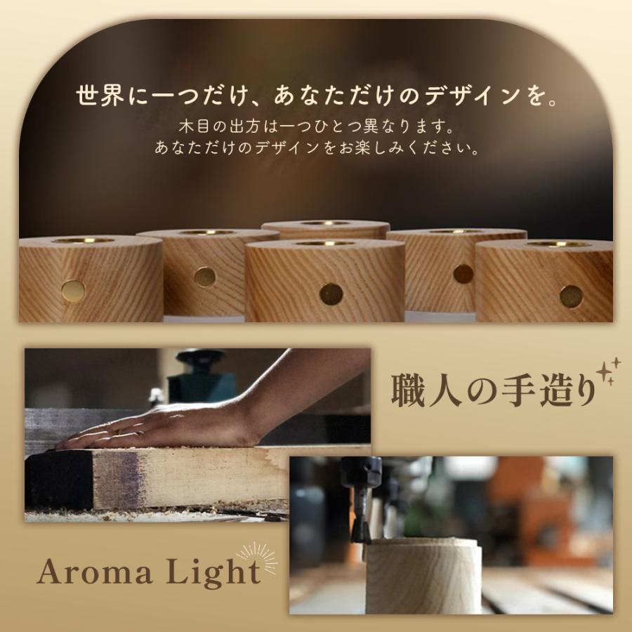 きのこ型タッチライト キノコ 天然木製 USB充電 無段階調光 LED 間接