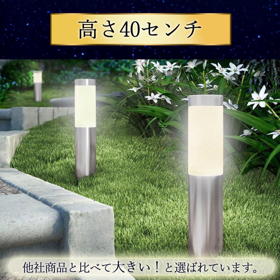 ガーデンライト ポールライト ソーラーライト LED 屋外 おしゃれ 自動点灯 差し込み テラス 庭 外構 埋め込み 防犯 ソーラー充電 ステンレス製 防水 省エネ 玄関 |  | 14