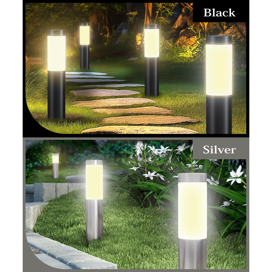 ガーデンライト ポールライト ソーラーライト LED 屋外 おしゃれ 自動点灯 差し込み テラス 庭 外構 埋め込み 防犯 ソーラー充電 ステンレス製 防水 省エネ 玄関 |  | 16