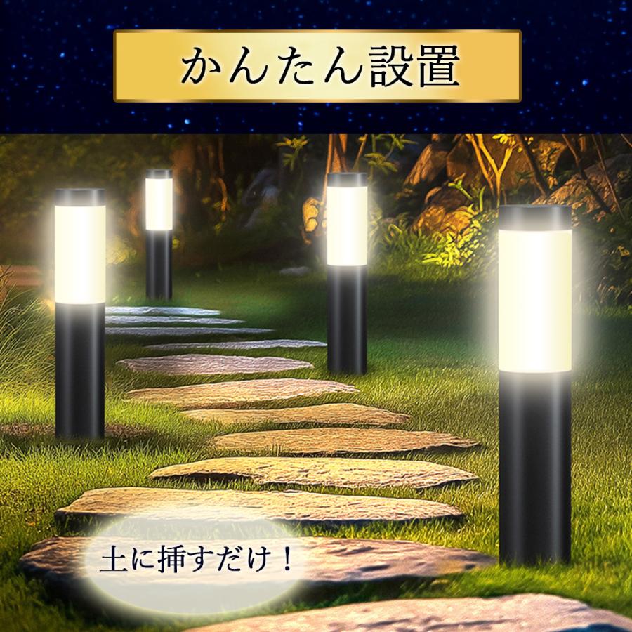 ガーデンライト ポールライト ソーラーライト LED 屋外 おしゃれ 自動点灯 差し込み テラス 庭 外構 埋め込み 防犯 ソーラー充電 ステンレス製 防水 省エネ 玄関 |  | 11