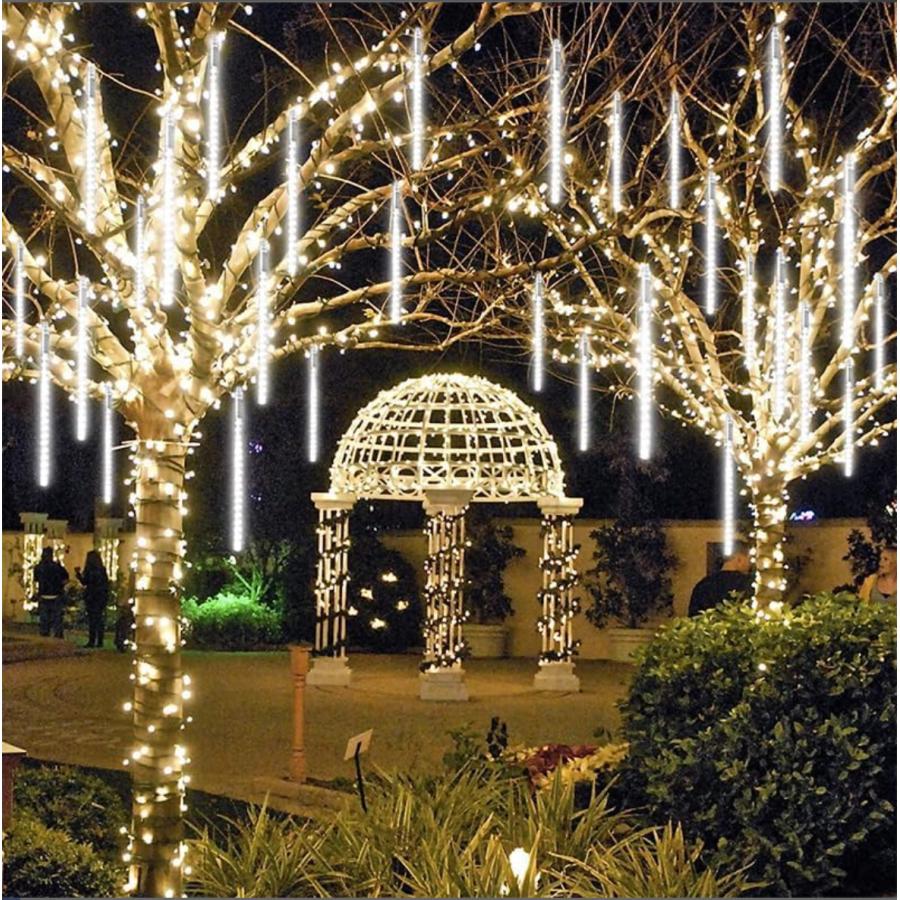 イルミネーションライト 流れ星 流星 屋外 つらら 10本 ソーラーライト