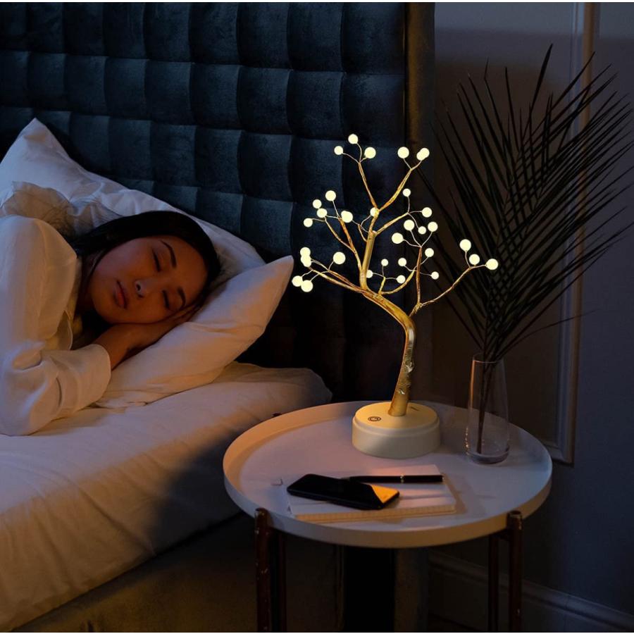 LEDライト ツリーライト サロン 省エネ 枝ライト USB 電池 高級感 電球