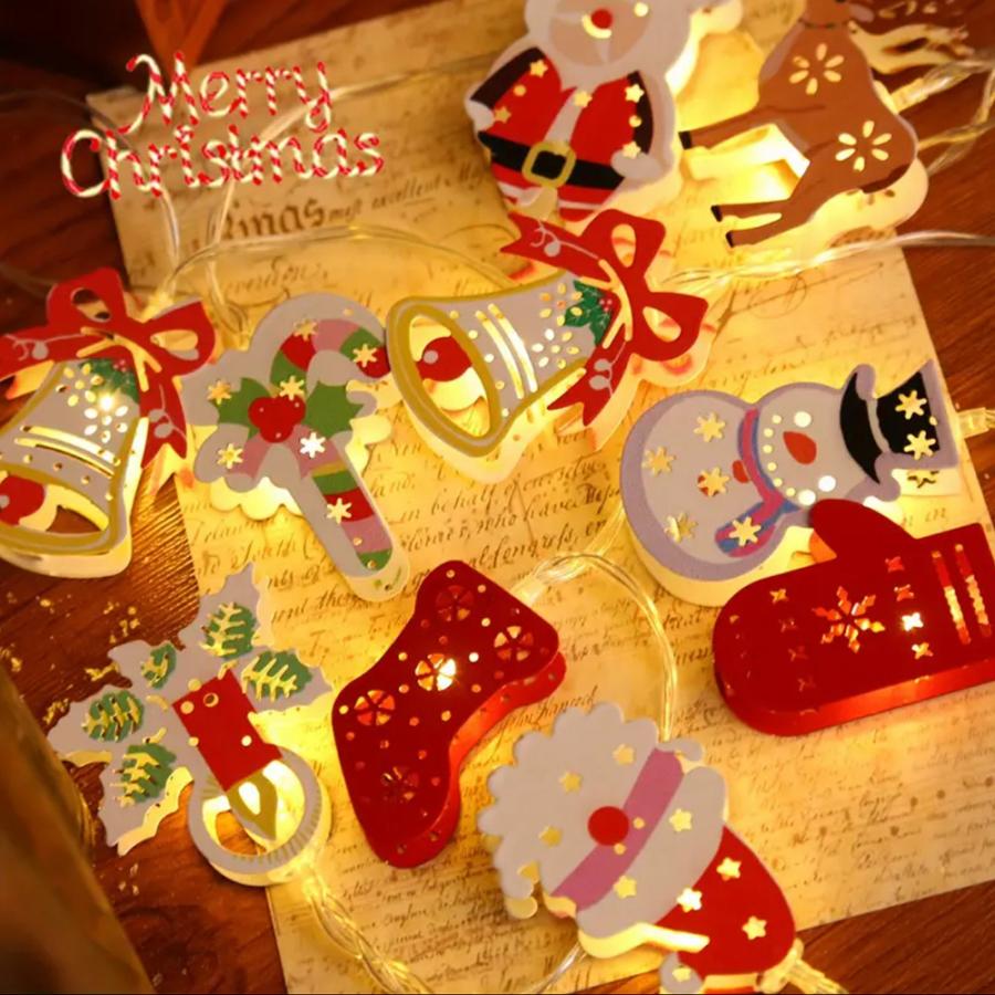 クリスマスライト LEDイルミネーション 電池式 3m クリスマス飾り 室内