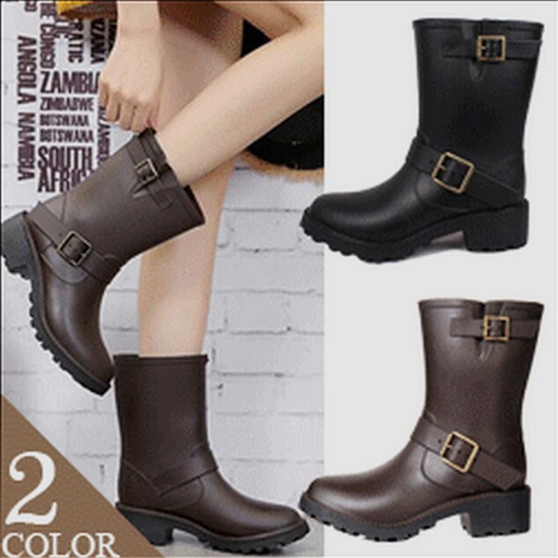 レディースレインブーツ レインシューズ 晴雨兼用 梅雨 長靴 雨靴 防水 ラバーブーツ ショート丈 Ame 3 Aura 通販 Yahoo ショッピング