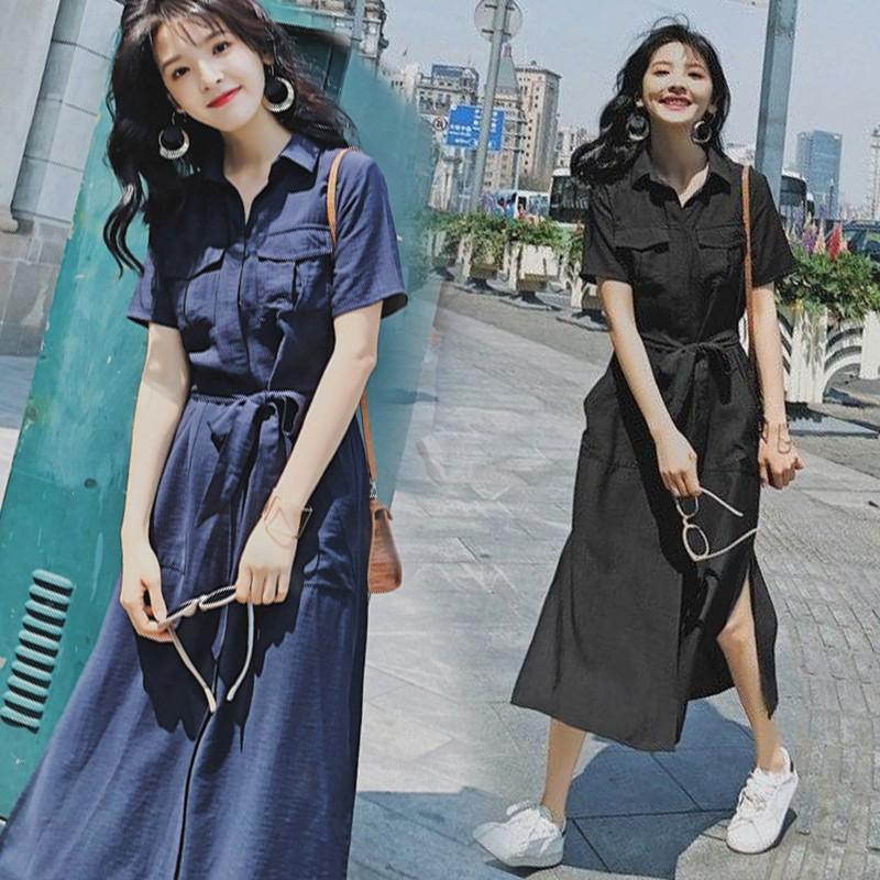 マキシワンピース レディース 夏 40代 きれいめ 上品 カジュアル 無地 半袖 ロング丈 ロングワンピース シャツワンピース Aops Aura 通販 Yahoo ショッピング