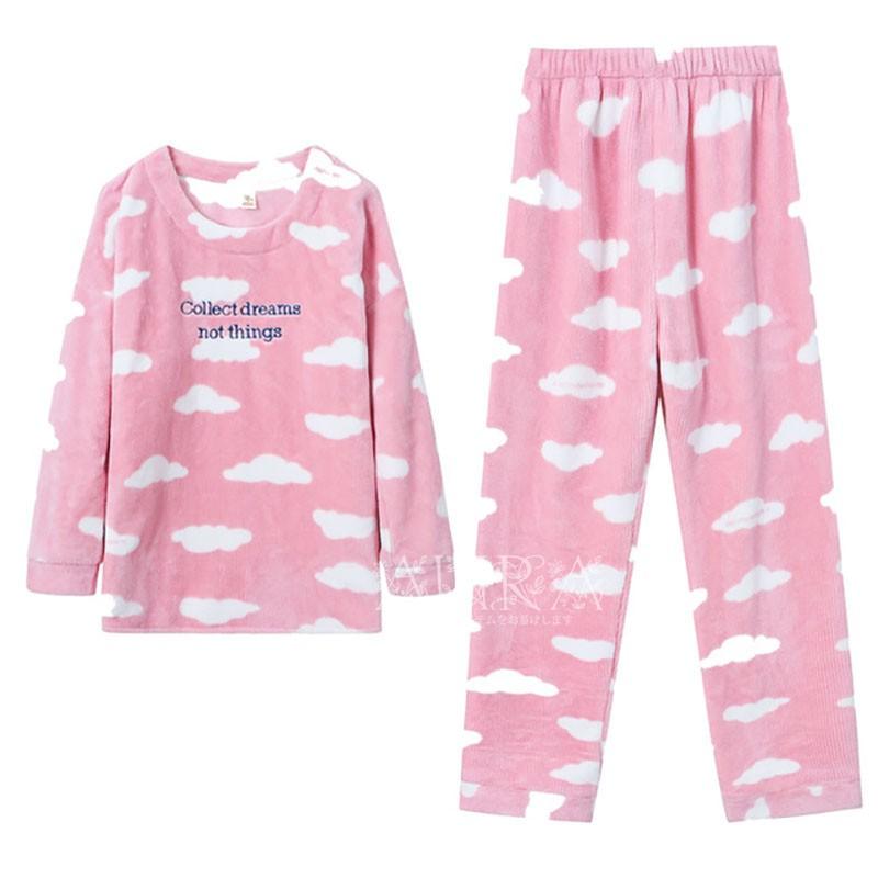 パジャマ レディース もこもこ ルームウェア レディース 冬 長袖 ボアフリース パジャマ 上下セット 暖かい 部屋着 ふわふわ 大人可愛い Apjm19050 Aura 通販 Yahoo ショッピング