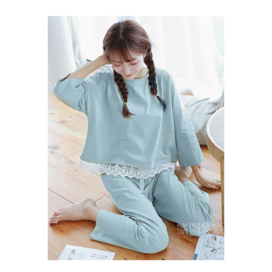 パジャマ ルームウェア レディース 春夏秋 セットアップ パジャマ 可愛い 長袖 ルームウェア 女性 部屋着 寝巻き 新作 Apjm Aura 通販 Yahoo ショッピング