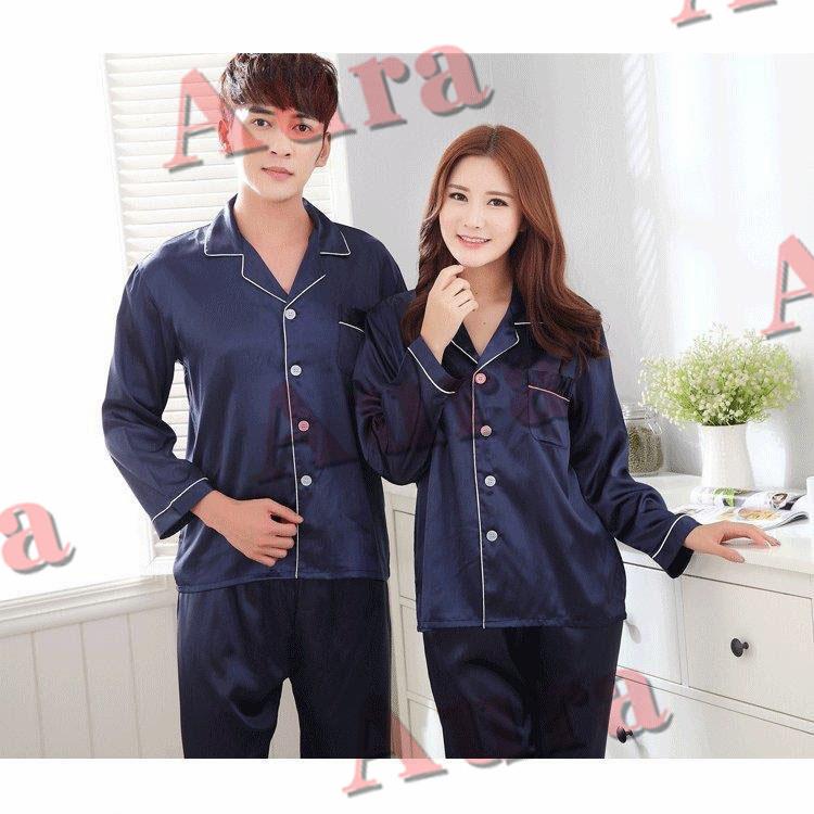 ペアパジャマ カップルパジャマ 春夏秋冬 長袖 パジャマ 前開き サテン 男女上下セット シャツパジャマ ランジェリー 襟付き レディース メンズ 3uqoyxmunv レディースファッション Gradbound Com