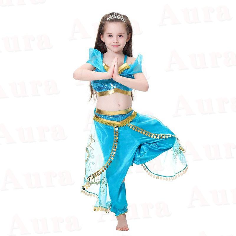 ジャスミン姫 ドレス ハロウィン コスプレ 衣装 プリンセスドレス ブルー コスチューム インディアン 子供用 ワンピース コスプレ 仮装 100cm 150cm Hkd Aura 通販 Yahoo ショッピング