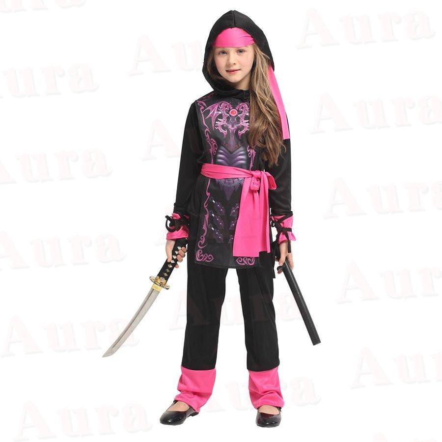 忍者 コスプレ 女の子 ハロウィン衣装 しのび キッズ くのいち ハロウィン 時代劇 コスチューム 仮装 戦闘服 仮装 忍者 コスプレ キッズ 子供用 学園祭 文化祭 Hkd Aura 通販 Yahoo ショッピング