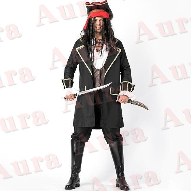 コスプレ パイレーツ メンズ 海賊 カリビアン 仮装 コスプレ ハロウィン コスプレ メンズ キャプテン カリブ海 女王 カリビアン 男海賊 大人用 コスチューム 小悪魔衣装 海賊服 衣装 Aura サンタ Hm