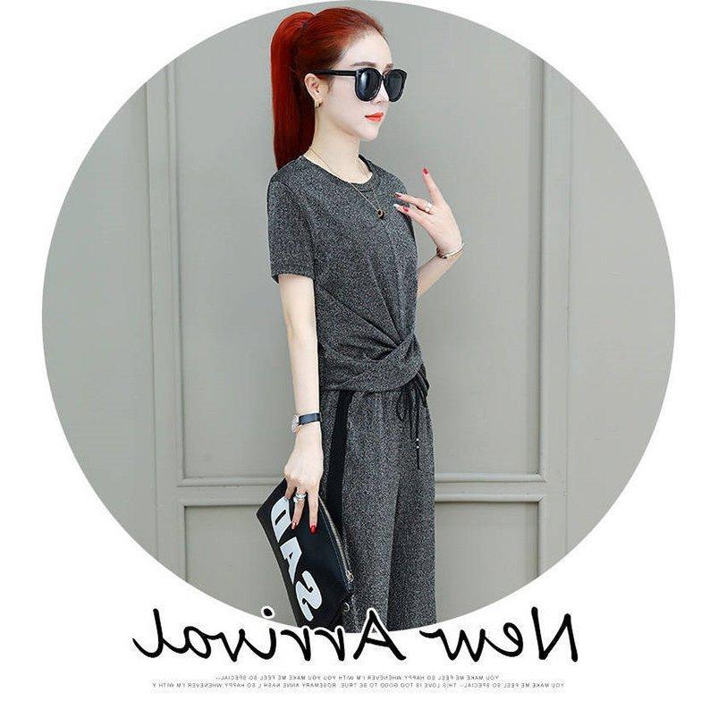 22春夏新色 セットアップ レディース 春夏 スウェットセット スポーツウェア 2点セット 半袖tシャツ ロング丈ワイドパンツ 大きいサイズセットアップ 部屋着 カジュアル Simbcity Net