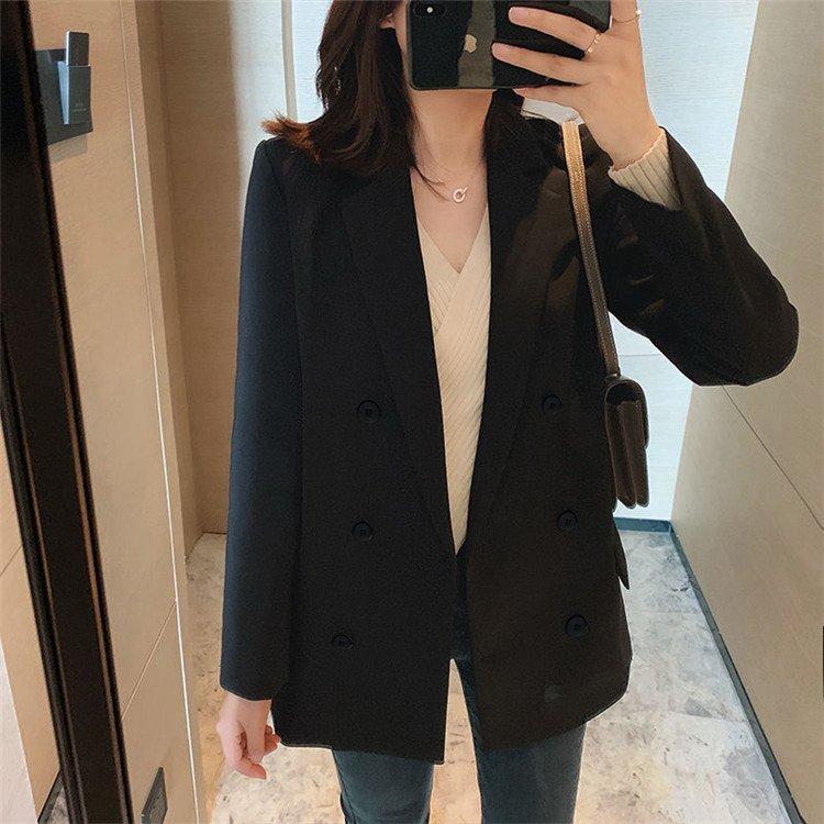 スーツジャケット レディース 秋新作 長袖ブレザー 黒スーツ 40代 カジュアル テーラードジャケット ゆったり 着痩せ 通勤 オシャレ上品 30代 50代 Y Aura 通販 Yahoo ショッピング