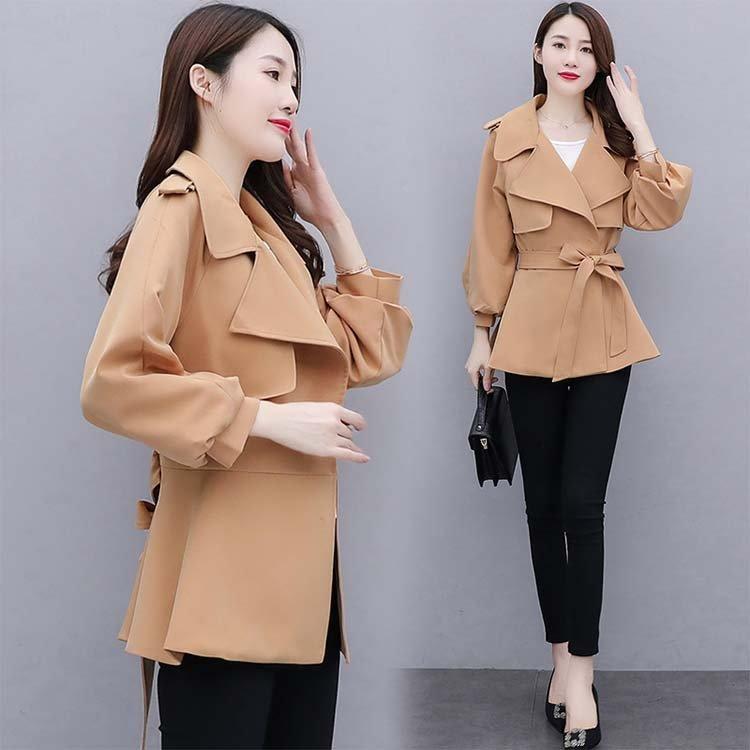 トレンチコート スプリングコート トレンチジャケット レディース 春秋 オシャレ 40代 ベルト スプリング ダスターコート カジュアルウエア 着痩せ 韓国風 通勤 最大 オフ