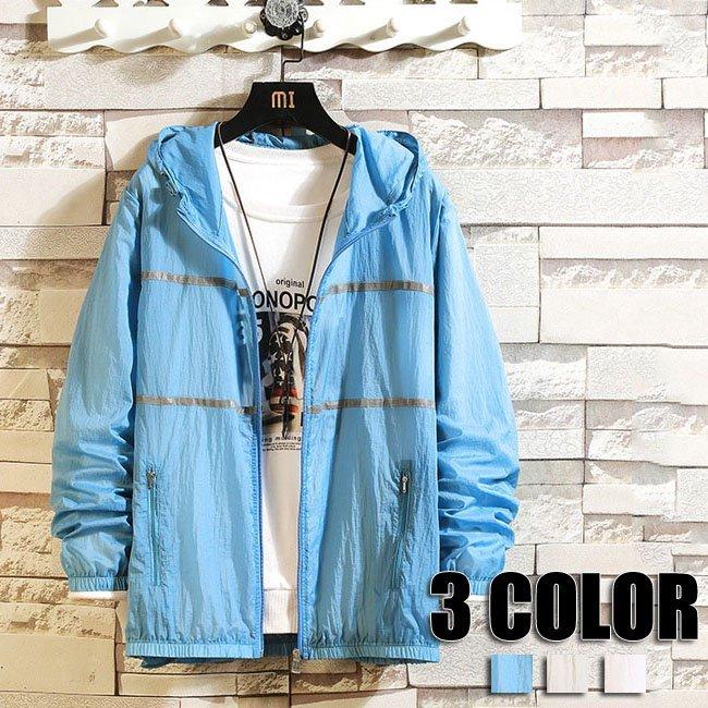 ラッシュガード Uvカット メンズ 薄手 トップス 春夏 パーカー ラッシュパーカー 羽織り S M L Xl 2xl 3xl 4xl 軽量 メンズ用 3色 直営限定アウトレット