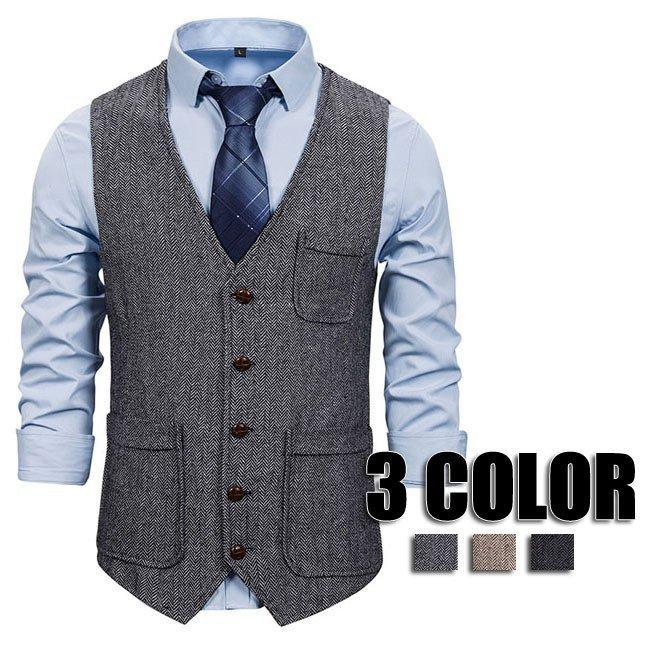 ビジネスベスト メンズ スーツベスト 人気 紳士服 結婚式 メンズベスト ビジネス ベスト メンズファッション 3色 Yrmj Aura 通販 Yahoo ショッピング