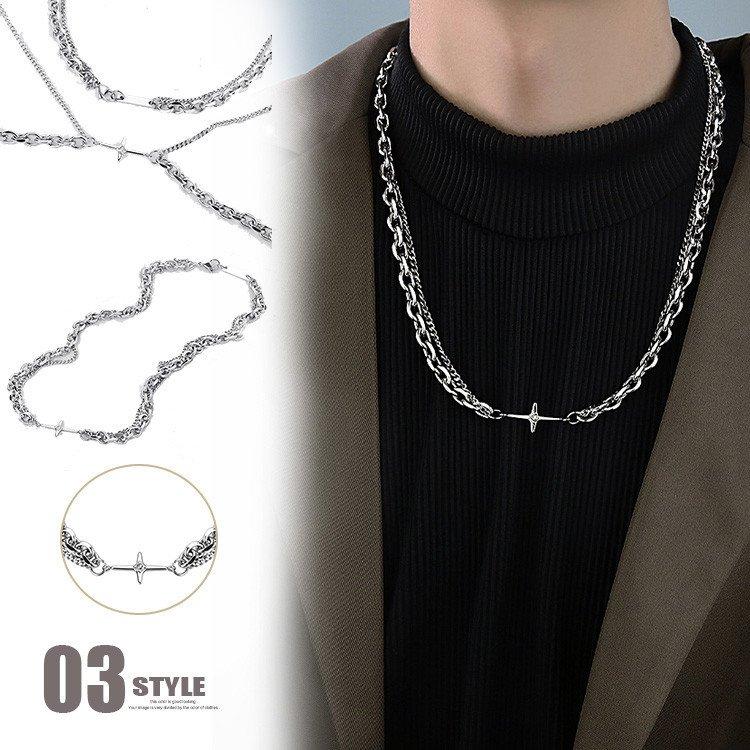 首飾り メンズ レディース ネックレス 金属アレルギー シンプル メンズネックレス 男女兼用 プレゼント アクセサリー ファッション Z Aura 通販 Yahoo ショッピング