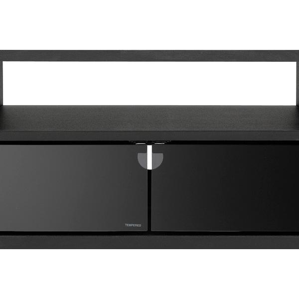 テレビ台 コーナー キャスター付き 収納 木製 幅59cm ガラス扉