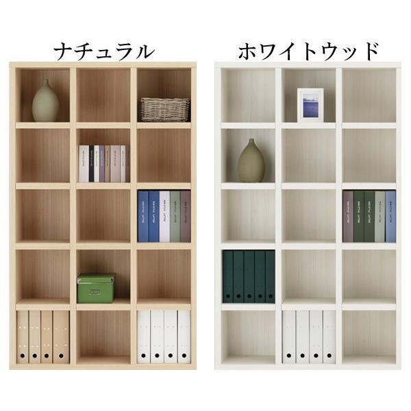 本棚 A4ファイル 収納 積み重ね 低ホルムアルデヒド仕様Ｆ☆☆☆☆ 木製 幅110 高さ180 ３列 日本製 完成品_6