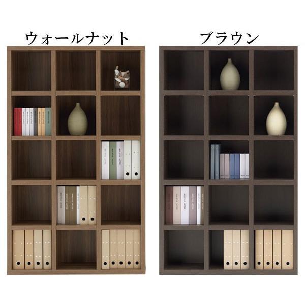 本棚 A4ファイル 収納 積み重ね 低ホルムアルデヒド仕様Ｆ☆☆☆☆ 木製 幅110 高さ180 ３列 日本製 完成品_7