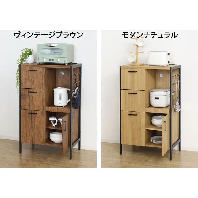 食器棚 脚付き 幅60 奥行40 高さ100 木目調 扉収納 引き出し収納 食器棚 脚付き 幅60 奥行40 高さ100 木目調 扉収納 引き出し収納