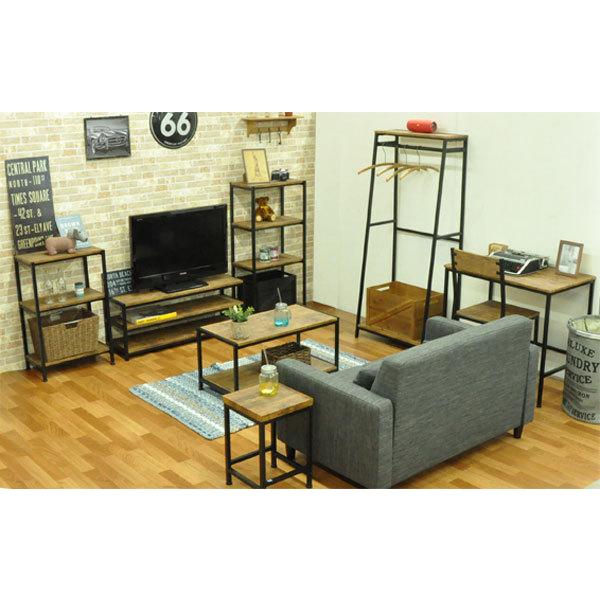 テレビ台 ローボード オープンタイプ ヴィンテージ風 ブラウン 幅100