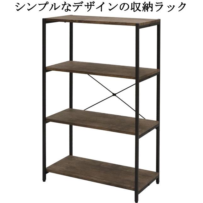 収納ラック オープンラック 4段 幅60 奥行30 高さ100 : 収納家具本舗