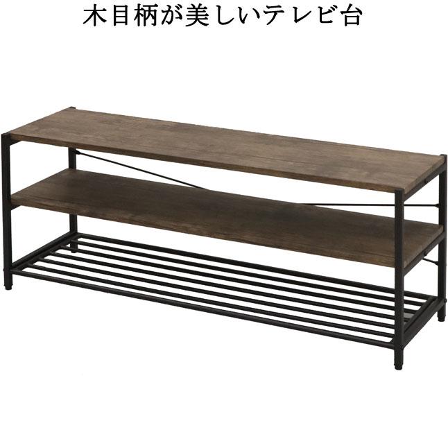 テレビ台 ローボード オープンタイプ 棚付き 幅100 奥行30 高さ39