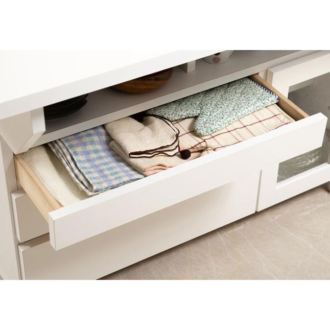 バタフライテーブル　折りたたみテーブル　キャスター付き　キッチンテーブル 新品】バタフライテーブル 折りたたみ キャスター付き ワゴン 幅