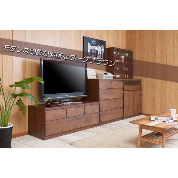 テレビ台 天然木 無垢材 完成品 引き出し 収納 : 収納家具本舗 - 通販