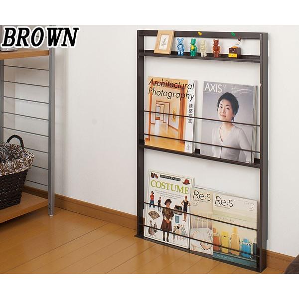 薄型マガジンラック スリム 壁面 幅59cm 軽量 ディスプレイ 日本製