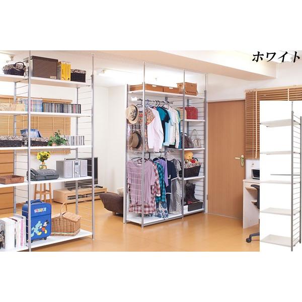 突っ張り棚 間仕切り収納 5段 連結用 幅58cm 間仕切り つっぱり 日本製