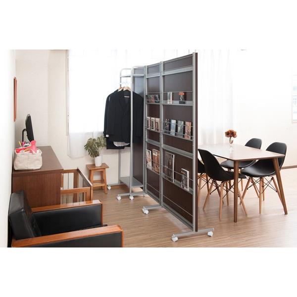 パーテーション　マガジンラック付き 新品未使用 楽天市場】キャスター付 マガジン パーテーション 幅90cm 【日本