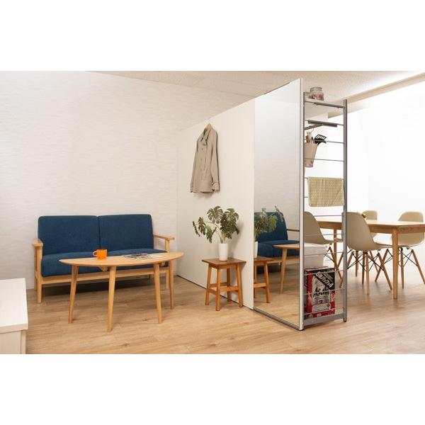 間仕切り ハンガーラック 幅60cm パーテーション 日本製 : 収納