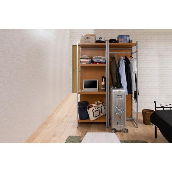間仕切り ハンガーラック 幅60cm パーテーション 日本製 : 収納 間仕切り ハンガーラック 幅60cm パーテーション 日本製 : 収納
