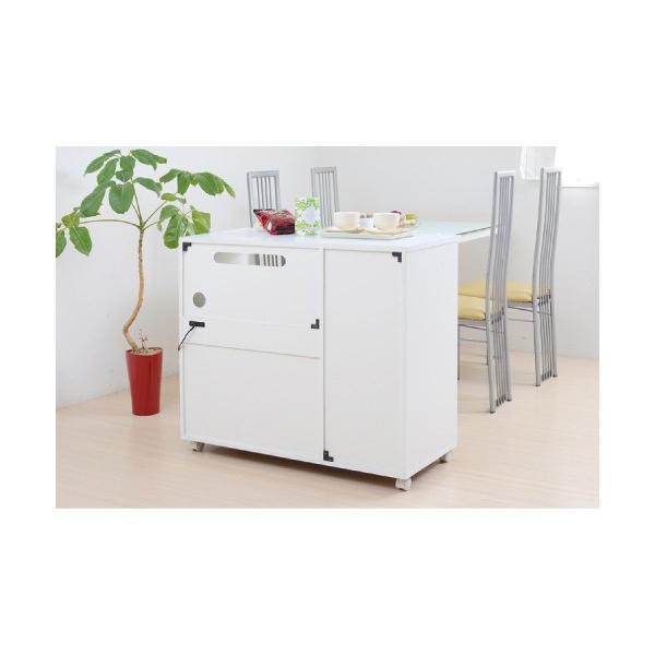 キッチンカウンター レンジ台 食器棚 : 収納家具本舗 - 通販 - Yahoo