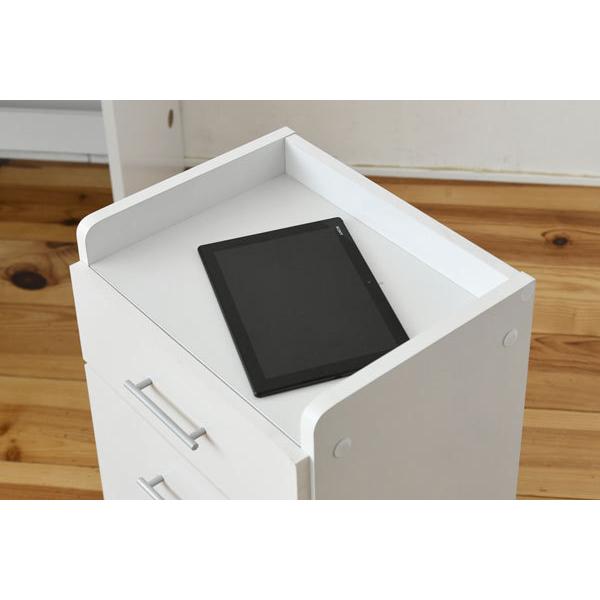 パソコンデスク チェスト ラック 3点セット 収納 木製