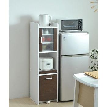 炊飯器 収納 ラック 高さ124cm : 収納家具本舗 - 通販 - Yahoo