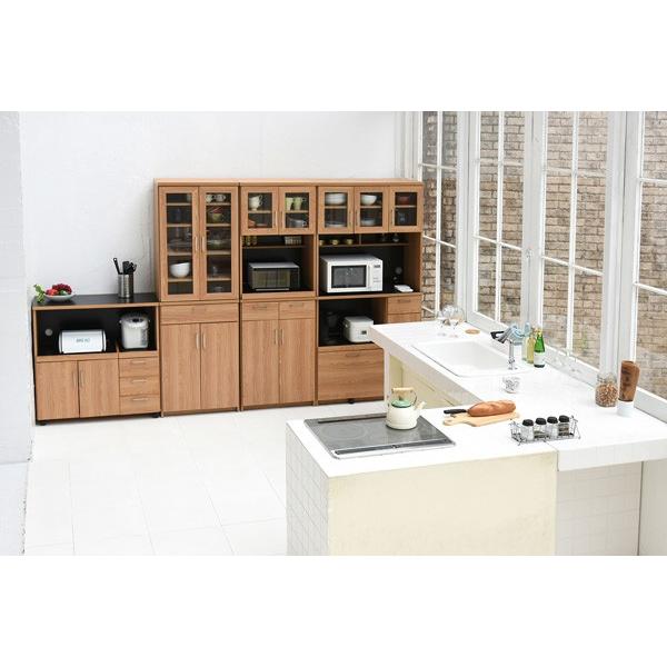 【送料込】浜本工芸 キッチンカウンター　レンジ台　引出し　高級家具 キッチンカウンター レンジ台 キャスター付き 引き出し 扉 収納