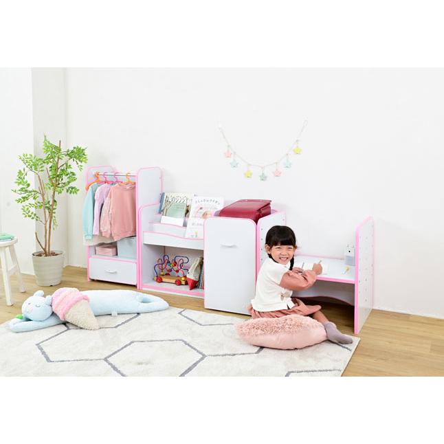 デスク 子供用 高さ調節 ソフトエッジ コンパクト 木製 机 幅60 安全