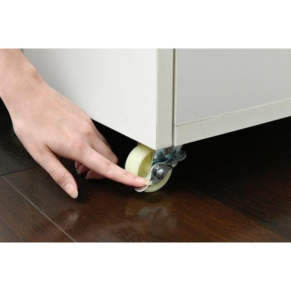 キッチン隙間収納 キャスター付き コンセント付き 家電収納 食器収納棚