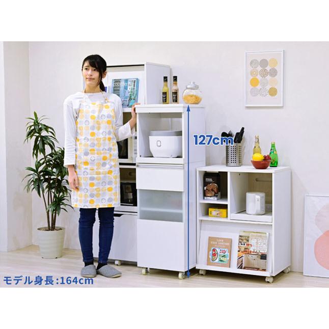 キッチンワゴン キッチン収納 キャスター付き コンセント付き 幅