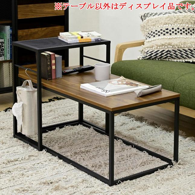 ローテーブル サイドテーブル 2個セット ヴィンテージスタイル