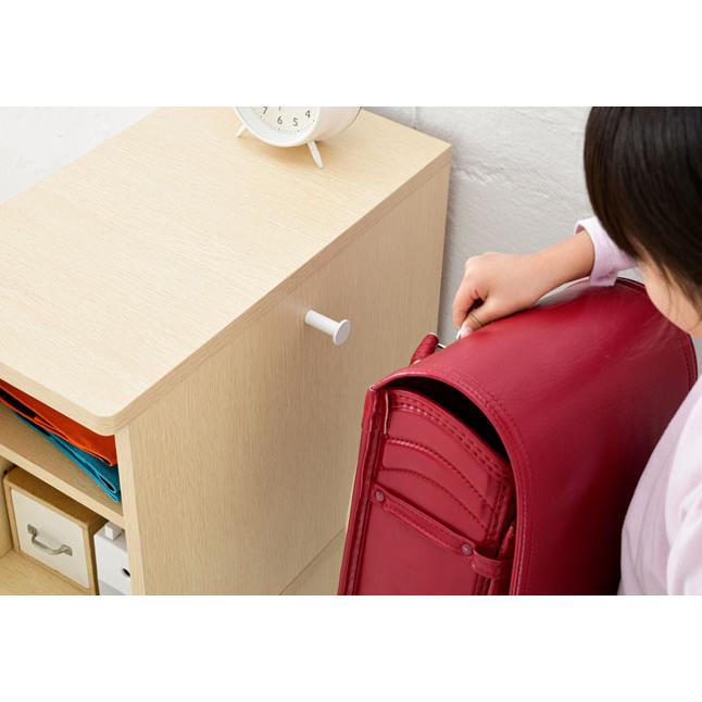 デスク 収納棚 2台セット シンプルデザイン ナチュラルカラー 組み換え