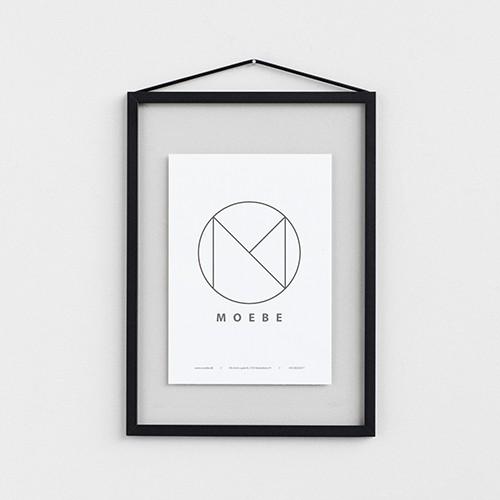 MOEBE フレーム　A4　ブラック(アルミニウム） |  | 01
